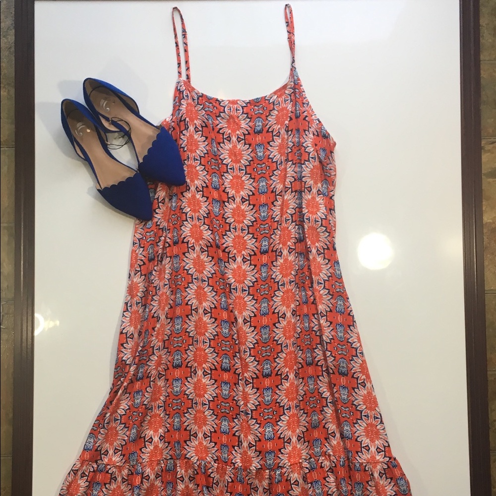 Nanette Lepore  Orange Bingo Sundress